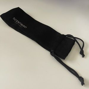 3/$15 Scentbird Black Fabric Travel Drawstring Bag